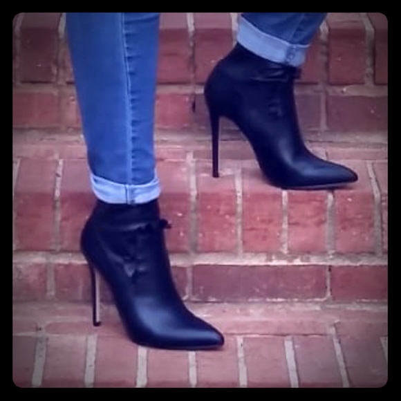 Faux leather booties - Picture 3 of 3